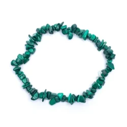 Armband Malachiet chips (elastisch)